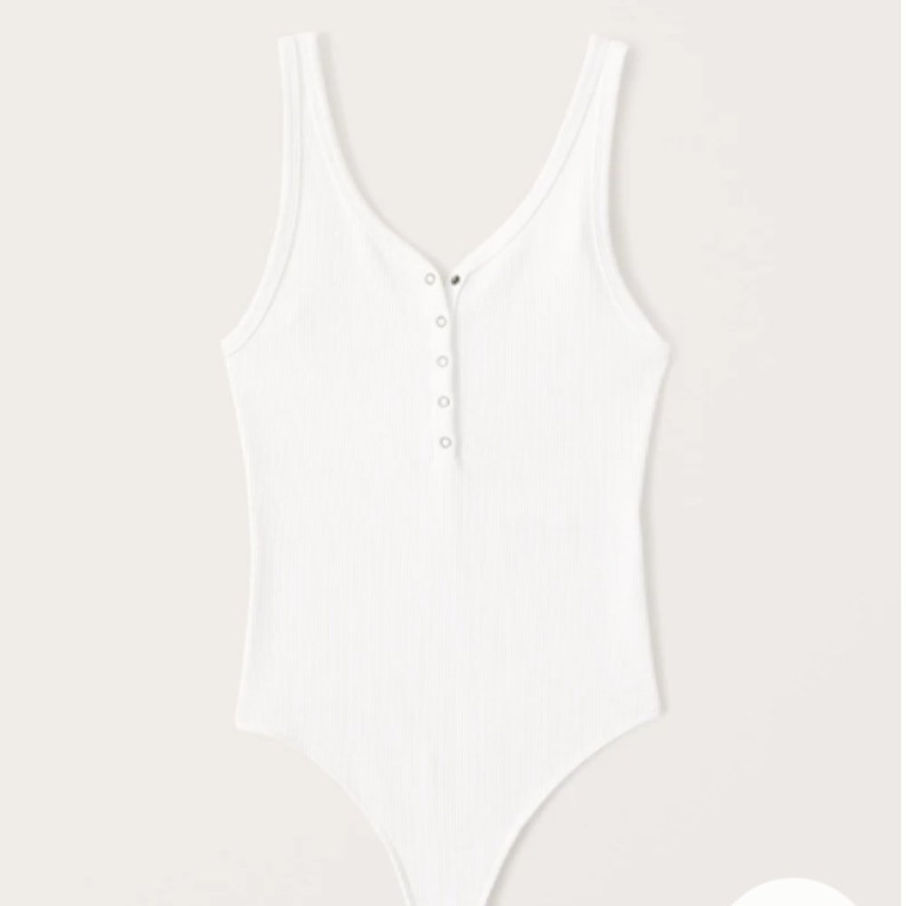 Seamless Ribbed Henley Bodysuit